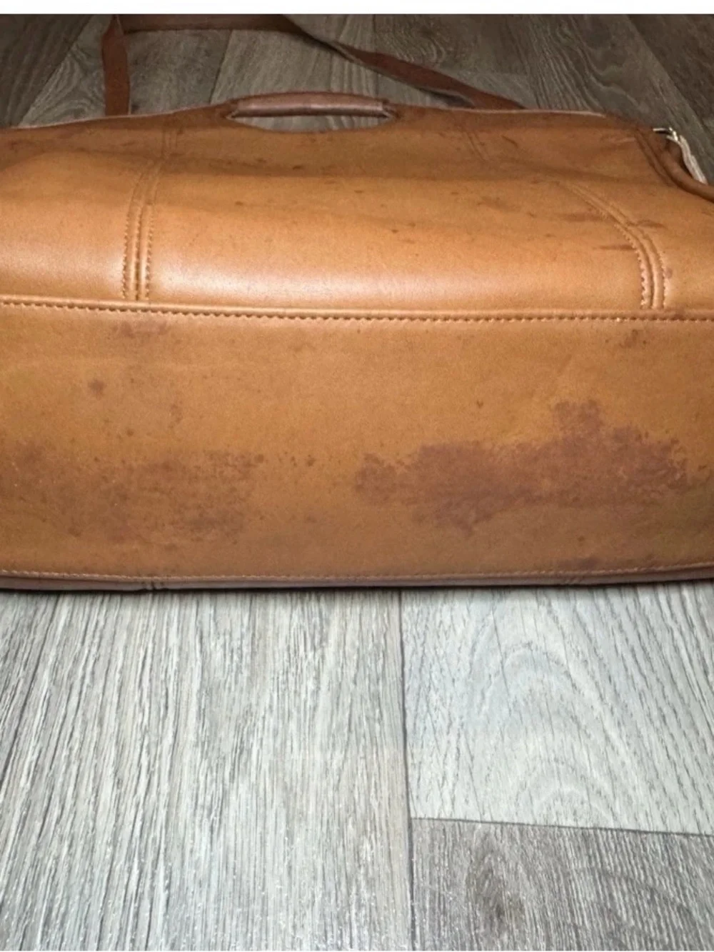 COACH 9995 Vintage Brown Leather Bag With Crossbody Strap